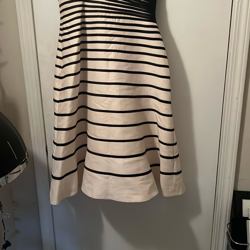 NWT H by Halston Black and White Ruched strapless Dress 🌺$25 🌸today’s deal - Picture 6 of 13